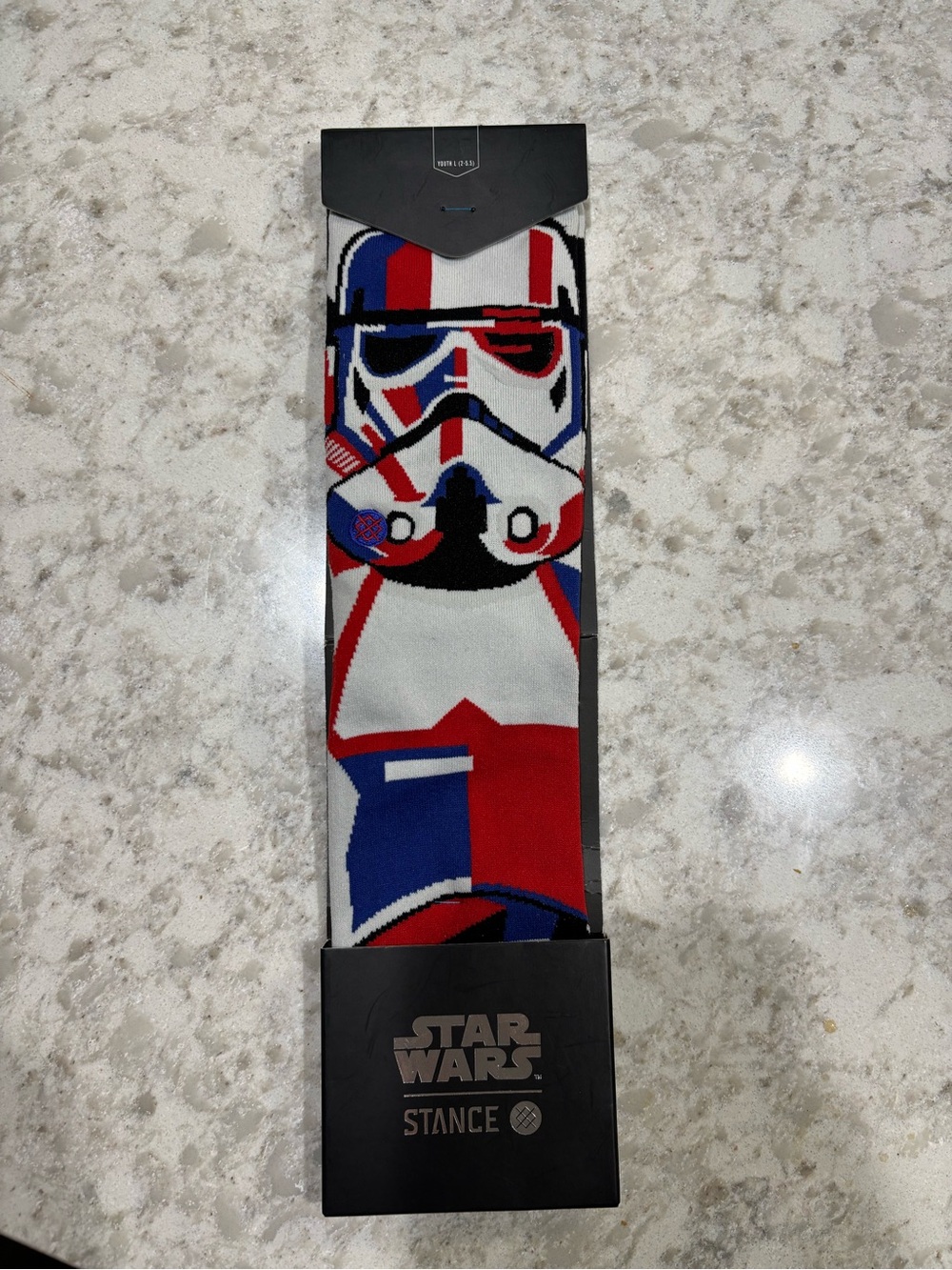 Stance Star Wars Stormtrooper Socks - Red, Blue & White youth  New